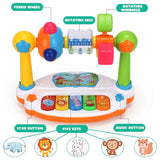 Rotating Music Piano With Light Sound Toy