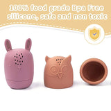 Cartoon Animal Bath Toys Set for Babies