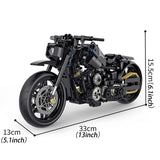 Classic Motorbike Building Model Blocks Toys for Kids