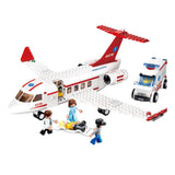 Educational City Cargo Aircraft Building Blocks Set Toy