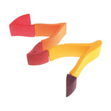 Rainbow Wooden Stacking Fire Nesting Blocks
