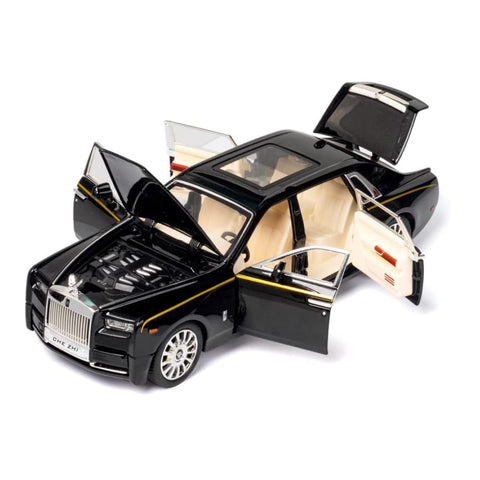1:24 Black Rolls-Royce Phantom Diecast Model Car