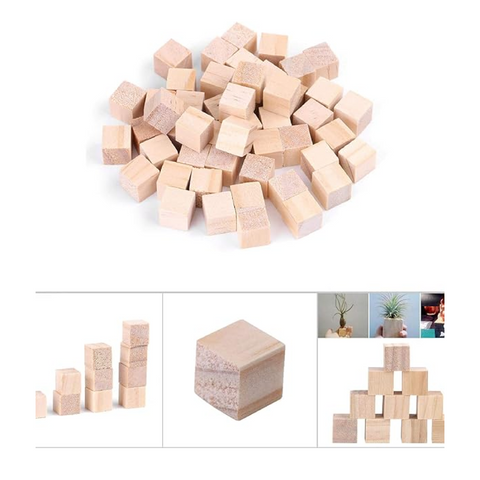 DIY Wooden Square Blocks Crafty Fun for Kids