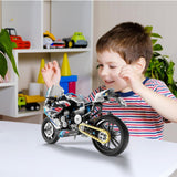 Expert Motorcycle Model Building Blocks Set For Kids
