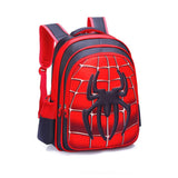 Cute Spider Sensation 3D Cartoon Schoolbag Set for Kids