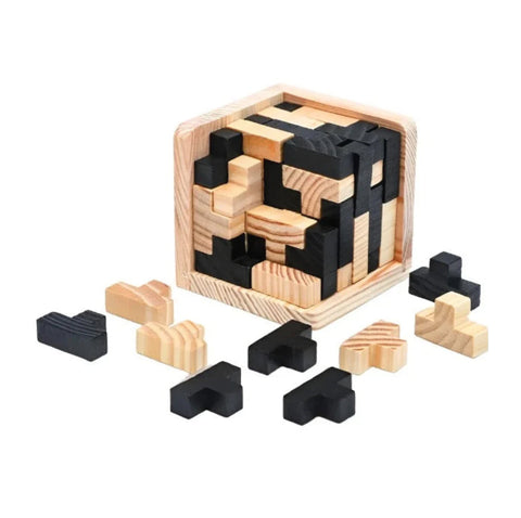 Interactive Wooden Lacing Toy Set