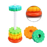 Rainbow Turret Stacking Music Color Nesting Ring Toy