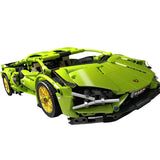 1280 PCS Racing Sport Car Model Perfect Puzzle Toys for Kids
