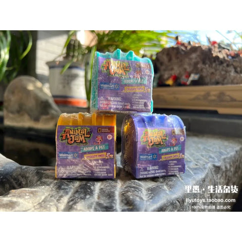 Genuine Animal Jam Blind Box Cute Kawaii Adopt A Pet Animals Doll Treasure Chest Collection Toy Model Kids Gifts