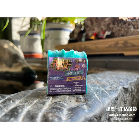 Genuine Animal Jam Blind Box Cute Kawaii Adopt A Pet Animals Doll Treasure Chest Collection Toy Model Kids Gifts