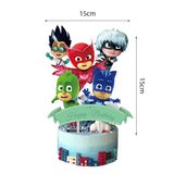 PJ Masks Birthday Party Decor Connor Disposable Tableware Tablecloth Plate Gift Bag Amaya Ballon Baby Shower Kids Party Supplies
