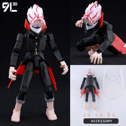 9L3D Dandadan Heroes AyaseMomo Dantalian LUCKY13 Titan13 Multi-Jointed T13 Dummy13 Anime Action Figure Collectible Toys Gifts