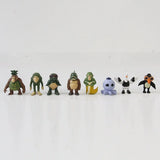 8-24Pcs Italian Brainrot Anime Action Figure Set Tung Tung Sahur Tralalero Tralala Bombardino Crocodilo Figures Model Toy Gifts