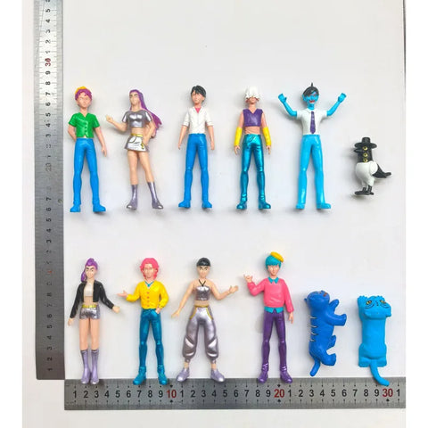 Kpop Demon Hunters Figure Toys Demon Hunters Figures Pvc Model Collectible Game Action Figures Room Decoration Kids Birthday Toy