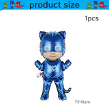 PJ Masks Birthday Party Decor Connor Disposable Tableware Tablecloth Plate Gift Bag Amaya Ballon Baby Shower Kids Party Supplies
