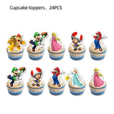 Cartoon Game Super Bros Birthday Decoration Marios Film Balloon Party Decoration Supplies for Kids Gifts Baby Shower Supplie
