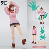 9L3D Dandadan Heroes AyaseMomo Dantalian LUCKY13 Titan13 Multi-Jointed T13 Dummy13 Anime Action Figure Collectible Toys Gifts