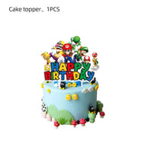 Cartoon Game Super Bros Birthday Decoration Marios Film Balloon Party Decoration Supplies for Kids Gifts Baby Shower Supplie