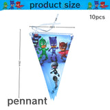 PJ Masks Birthday Party Decor Connor Disposable Tableware Tablecloth Plate Gift Bag Amaya Ballon Baby Shower Kids Party Supplies