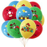 Cartoon Game Super Bros Birthday Decoration Marios Film Balloon Party Decoration Supplies for Kids Gifts Baby Shower Supplie
