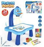 Kids LED Projector Drawing Table Toys Art Painting Desk Educational Learning Toys Cultivate Kids Painting Interest Learning Toys