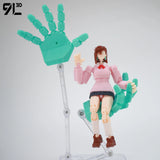 9L3D Dandadan Heroes AyaseMomo Dantalian LUCKY13 Titan13 Multi-Jointed T13 Dummy13 Anime Action Figure Collectible Toys Gifts
