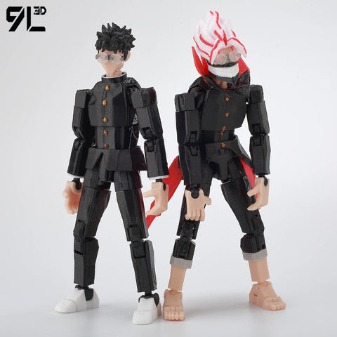 9L3D Dandadan Heroes AyaseMomo Dantalian LUCKY13 Titan13 Multi-Jointed T13 Dummy13 Anime Action Figure Collectible Toys Gifts