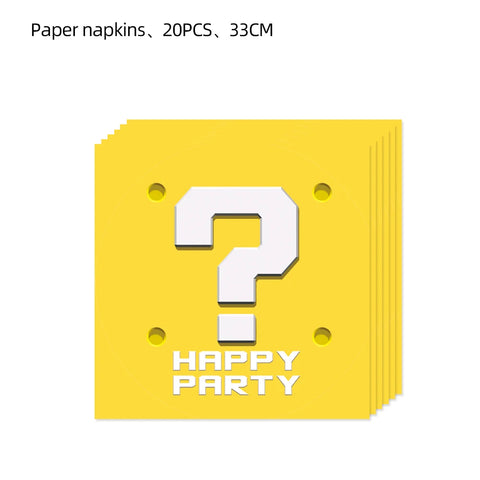 Cartoon Game Super Bros Birthday Decoration Marios Film Balloon Party Decoration Supplies for Kids Gifts Baby Shower Supplie